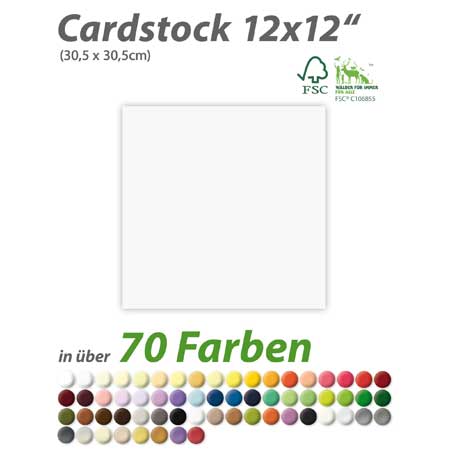 Cardstock 12x12 (30,5 x 30,5cm)