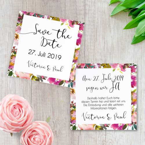 Save the Date Karte Hochzeit