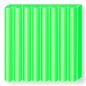 Fimo Effekt Knete - neon grün, Modelliermasse 57g Normalblock