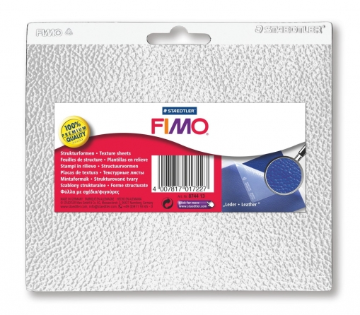FIMO Strukturform "Leder" 16,5 x 13,5 cm