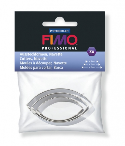 FIMO Professional "Navette" Ausstechformen 3 Stück FIMO Professional "Navette" Ausstechformen 3 Stück
