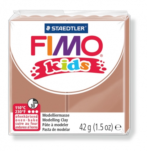 FIMO Kids Knete - hellbraun, Modelliermasse 42g