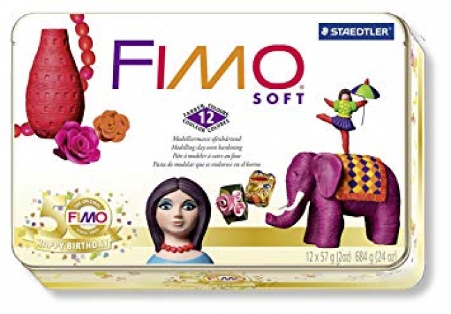 Fimo Soft Set "50 Jahre" 684gr retro Design Fimo Soft Set "50 Jahre" 684gr retro Design