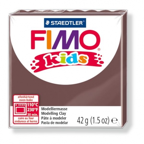 FIMO Kids Knete - braun, Modelliermasse 42g
