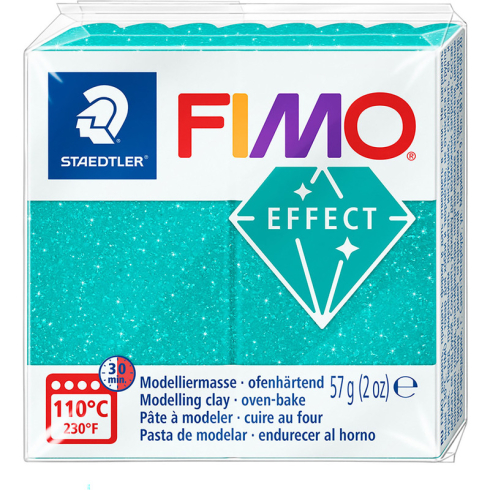 Fimo Effect Knete - Galaxy türkis Modelliermasse 57g