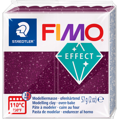Fimo Effect Knete - Galaxy lila Modelliermasse 57g