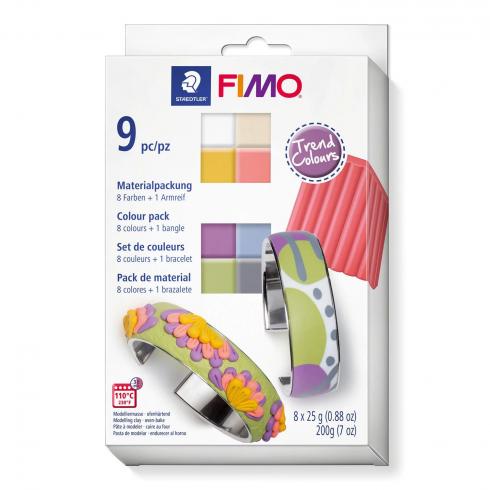 Fimo Soft Set "Trend Colours" Modelliermasse 200g...