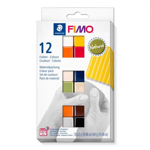 Fimo Soft Set "Natural Colours" Modelliermasse 300g...