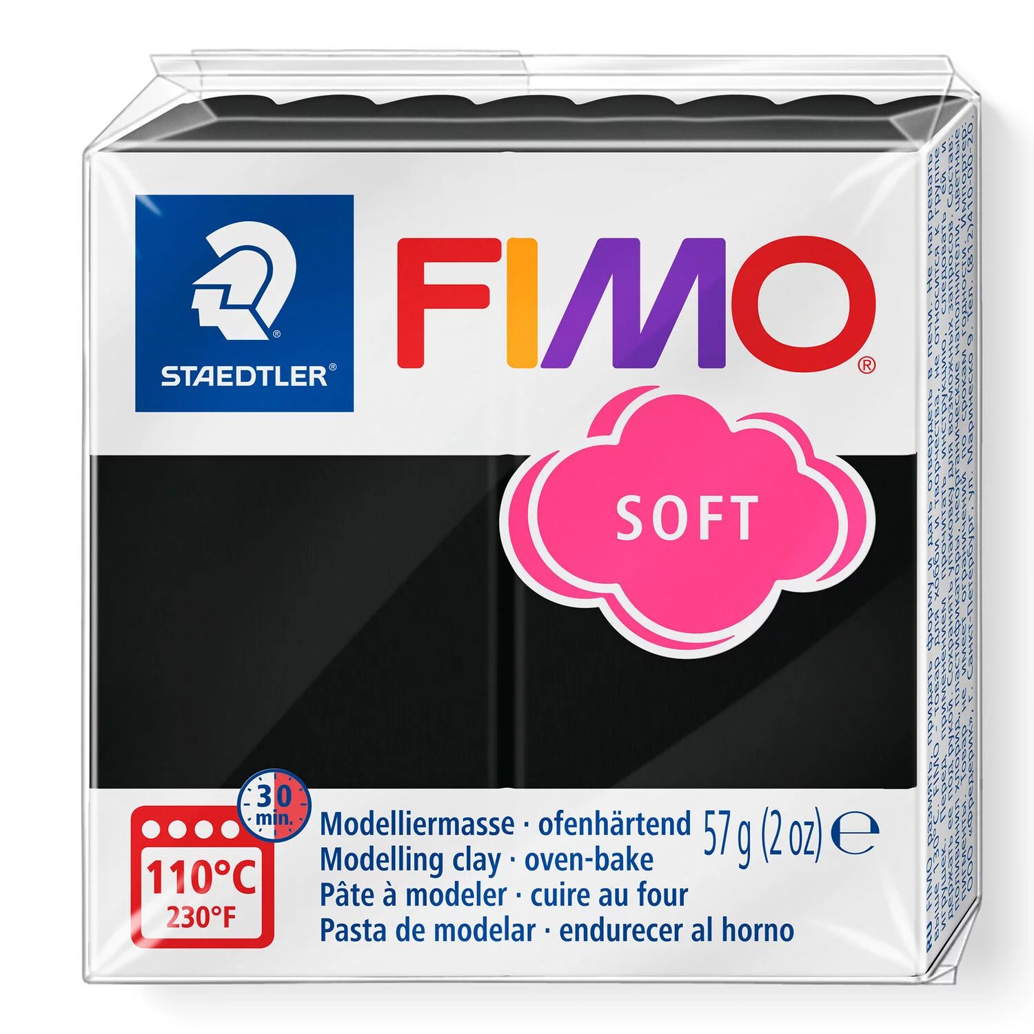 FIMO soft 57g effect neon leder Block Modelliermasse Knete wählbar 3,12€/100g 