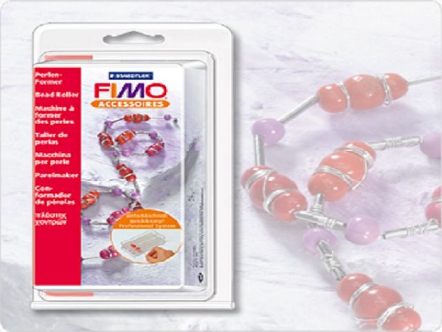 FIMO Perlen-Roller Magic Plus 1, 2 Formen „Dreier Perle“ + „Kugel“