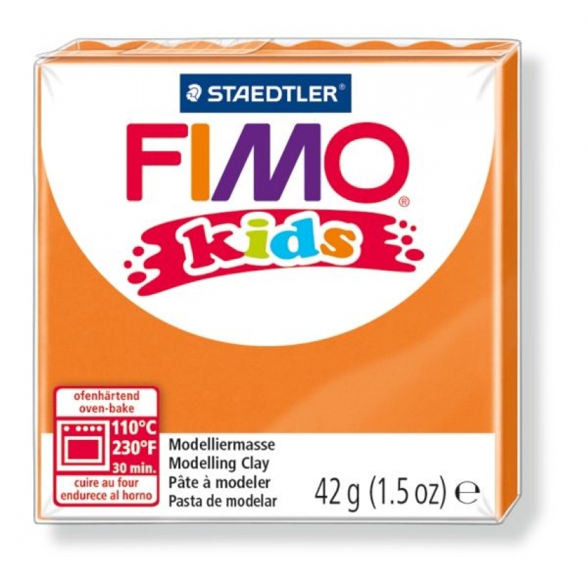 FIMO Kids Knete - orange, Modelliermasse 42g