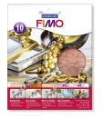 FIMO Blattmetall in kupfer, 10 Blatt in 14x14cm