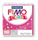 FIMO Kids Knete - glitter pink, Modelliermasse 42g